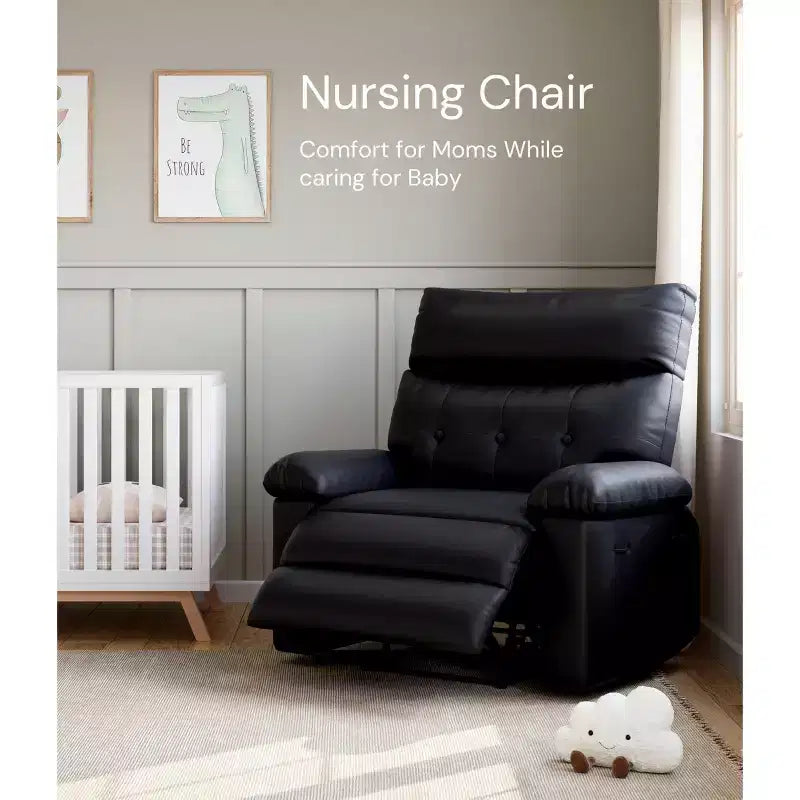 27 Oversized Swivel Rocker Recliner, Heating and Massage, 400 lbs Capacity, Cup Holders