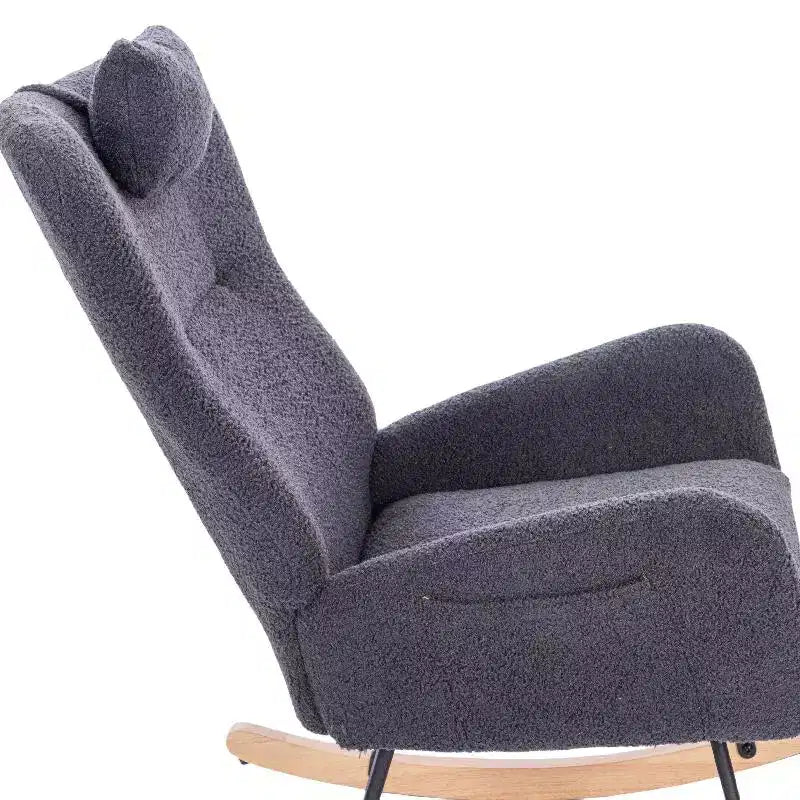 Package includes a Teddy [Regular Account] cushioned rocking chair for children's room, suitable for living room and bedroom