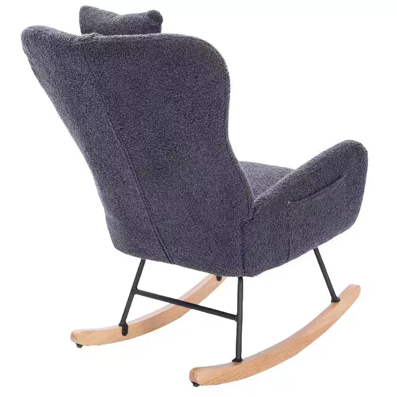 Package includes a Teddy [Regular Account] cushioned rocking chair for children's room, suitable for living room and bedroom