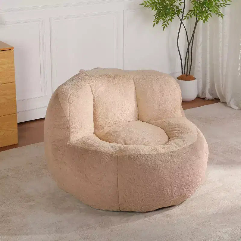 Okak Giant Bean Bag Couch, Bean Bag Chair with Shredded Sponge, Floor Chairs for Adults, Lounge Chair for Living Room