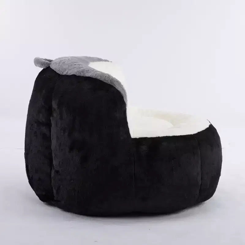 Okak Giant Bean Bag Couch, Bean Bag Chair with Shredded Sponge, Floor Chairs for Adults, Lounge Chair for Living Room