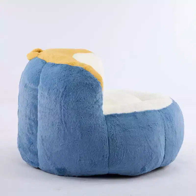 Okak Giant Bean Bag Couch, Bean Bag Chair with Shredded Sponge, Floor Chairs for Adults, Lounge Chair for Living Room