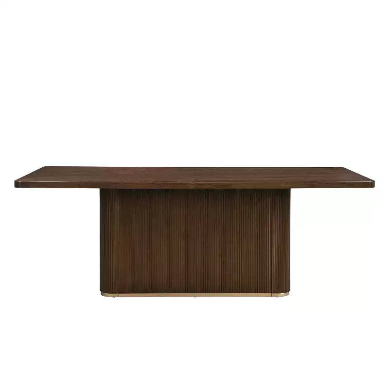 Christopher Knight Home Tessa Modern 8 Seater 84 Oversized Rectangular Dining Table with Pedestal Base