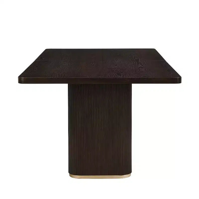 Christopher Knight Home Tessa Modern 8 Seater 84 Oversized Rectangular Dining Table with Pedestal Base