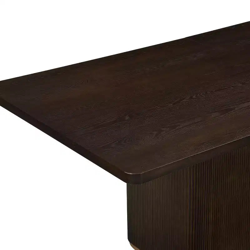 Christopher Knight Home Tessa Modern 8 Seater 84 Oversized Rectangular Dining Table with Pedestal Base