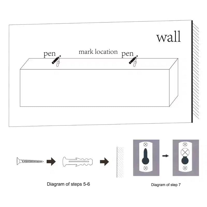17.9 Brown Floating Shelf C invisible-bracket wood wall mount, perfect bathroom/bedroom/kitchen dcor or book/plant display, easy install.