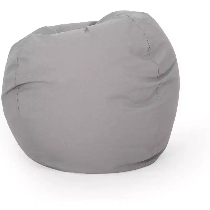 TUYOHW Round Bean Bag Chair for Adults, High-Density Foam Floor Chair for Firm Support, Modern Lazy Sofa Chair for Living Room