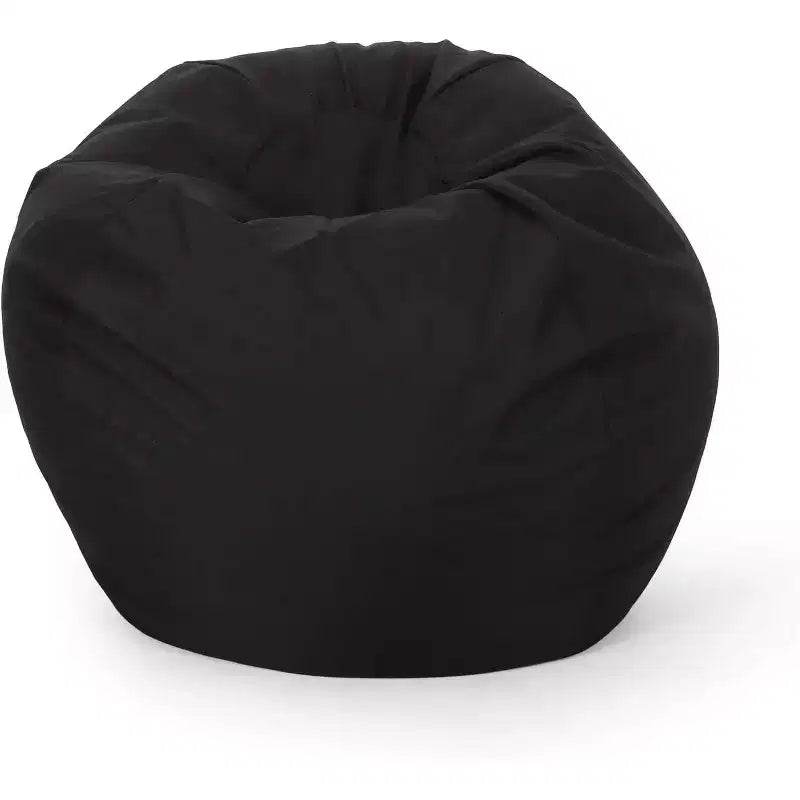 TUYOHW Round Bean Bag Chair for Adults, High-Density Foam Floor Chair for Firm Support, Modern Lazy Sofa Chair for Living Room