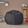 TUYOHW Round Bean Bag Chair for Adults, High-Density Foam Floor Chair for Firm Support, Modern Lazy Sofa Chair for Living Room