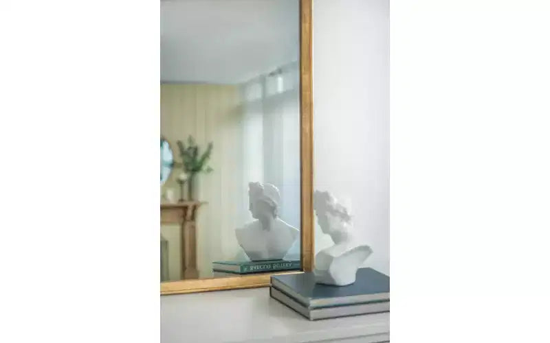 19 x 56 Inch Wood Floor Mirror Full Length Design