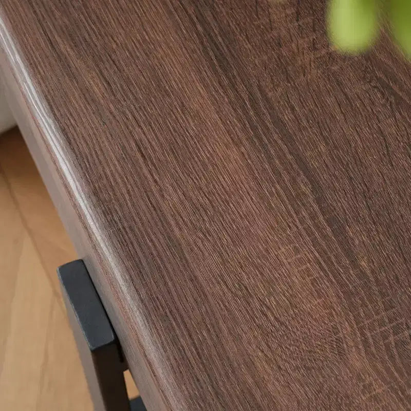 59 Farmhouse Dining Bench with MDF Top and Metal Legs for Multiple Uses