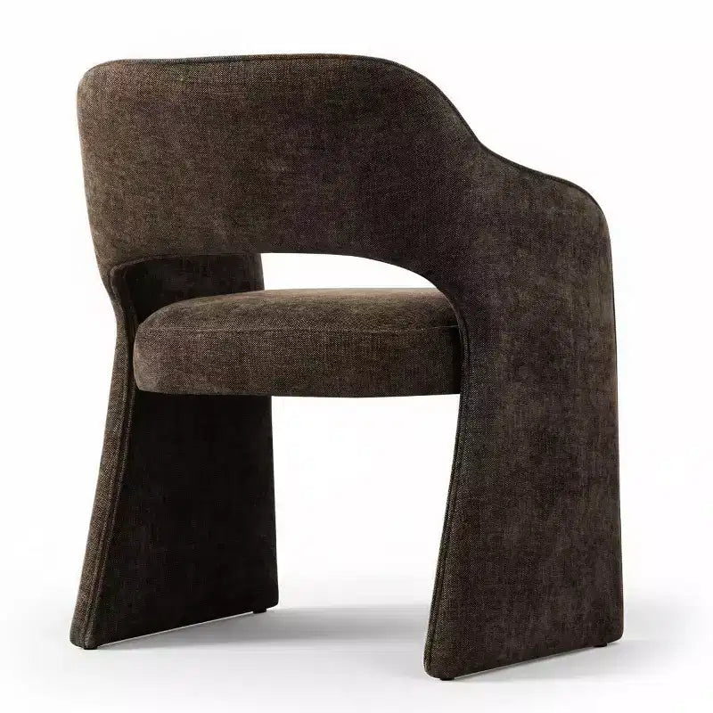 8-Piece Modern Dining Chairs, Fully Upholstered Fabric Kitchen Seating, Dining Room Chairs with Integrated Armrest and Leg Design-Panipeachy