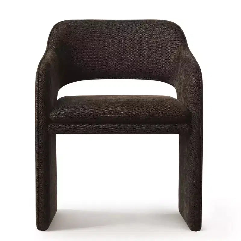 8-Piece Modern Dining Chairs, Fully Upholstered Fabric Kitchen Seating, Dining Room Chairs with Integrated Armrest and Leg Design-Panipeachy