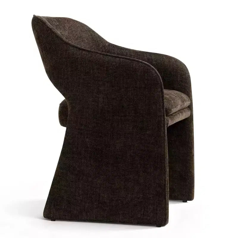 8-Piece Modern Dining Chairs, Fully Upholstered Fabric Kitchen Seating, Dining Room Chairs with Integrated Armrest and Leg Design-Panipeachy
