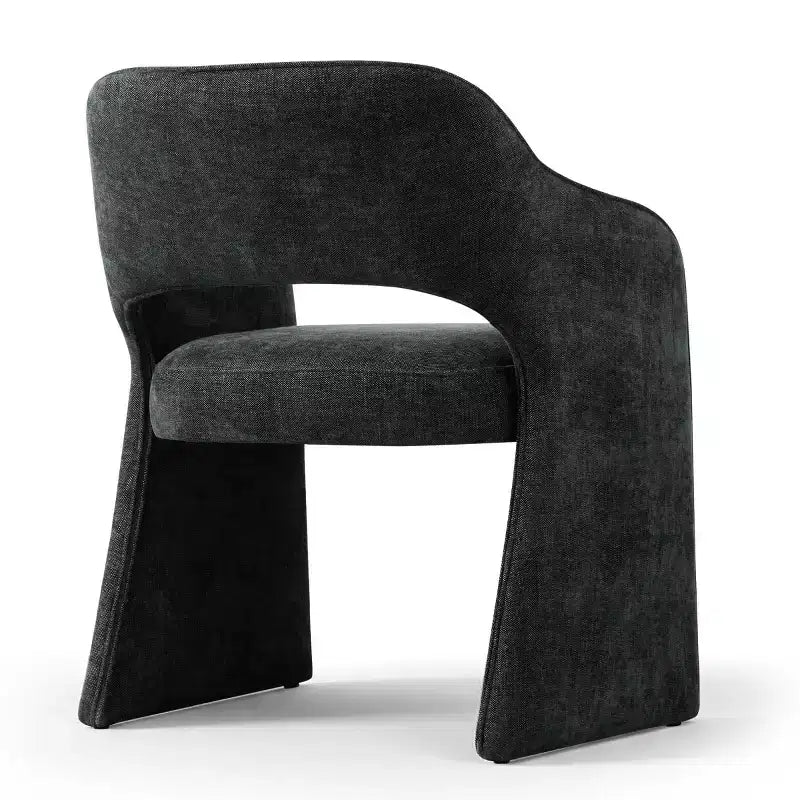 8-Piece Modern Dining Chairs, Fully Upholstered Fabric Kitchen Seating, Dining Room Chairs with Integrated Armrest and Leg Design-Panipeachy