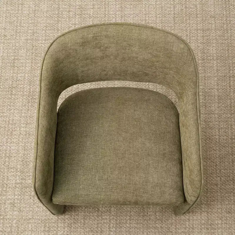 8-Piece Modern Dining Chairs, Fully Upholstered Fabric Kitchen Seating, Dining Room Chairs with Integrated Armrest and Leg Design-Panipeachy
