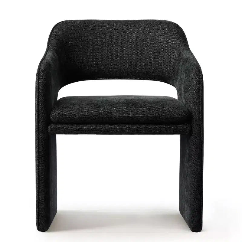 8-Piece Modern Dining Chairs, Fully Upholstered Fabric Kitchen Seating, Dining Room Chairs with Integrated Armrest and Leg Design-Panipeachy