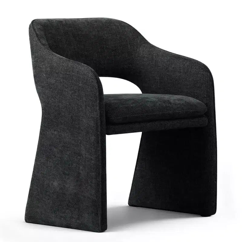 8-Piece Modern Dining Chairs, Fully Upholstered Fabric Kitchen Seating, Dining Room Chairs with Integrated Armrest and Leg Design-Panipeachy