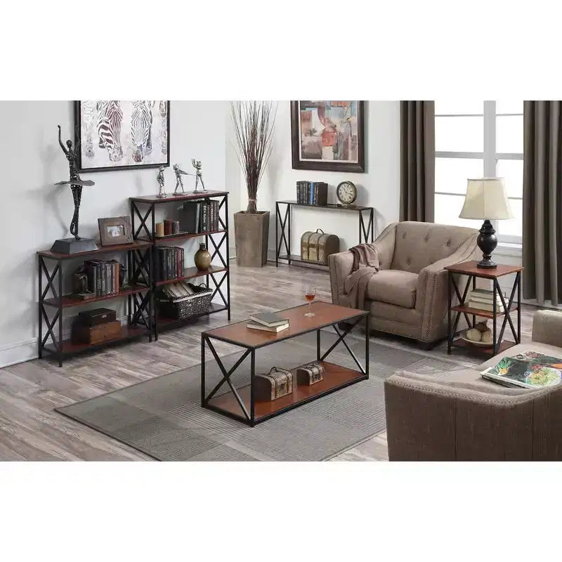 HomeStock Tucson 4 Tier Bookcase