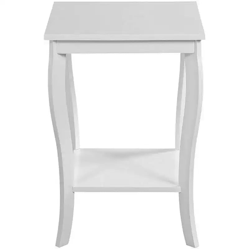 HomeStock Square Wood Table Top End Table 1 -piece
