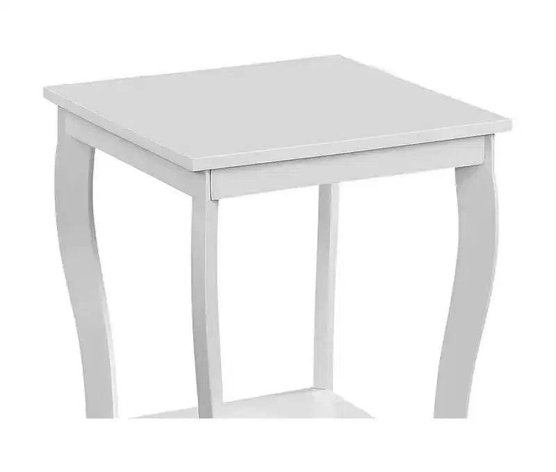 HomeStock Square Wood Table Top End Table 1 -piece