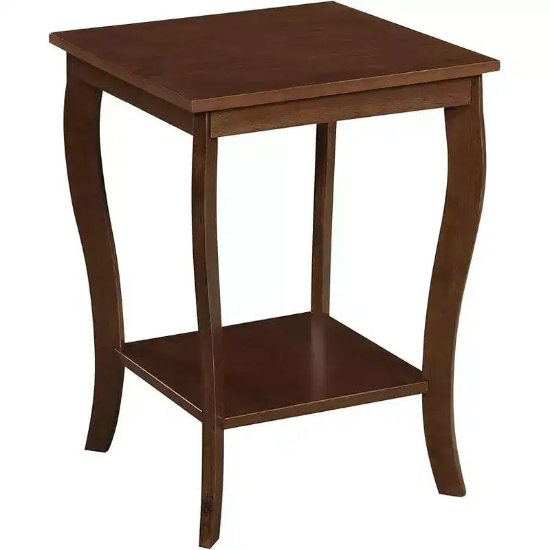 HomeStock Square Wood Table Top End Table 1 -piece