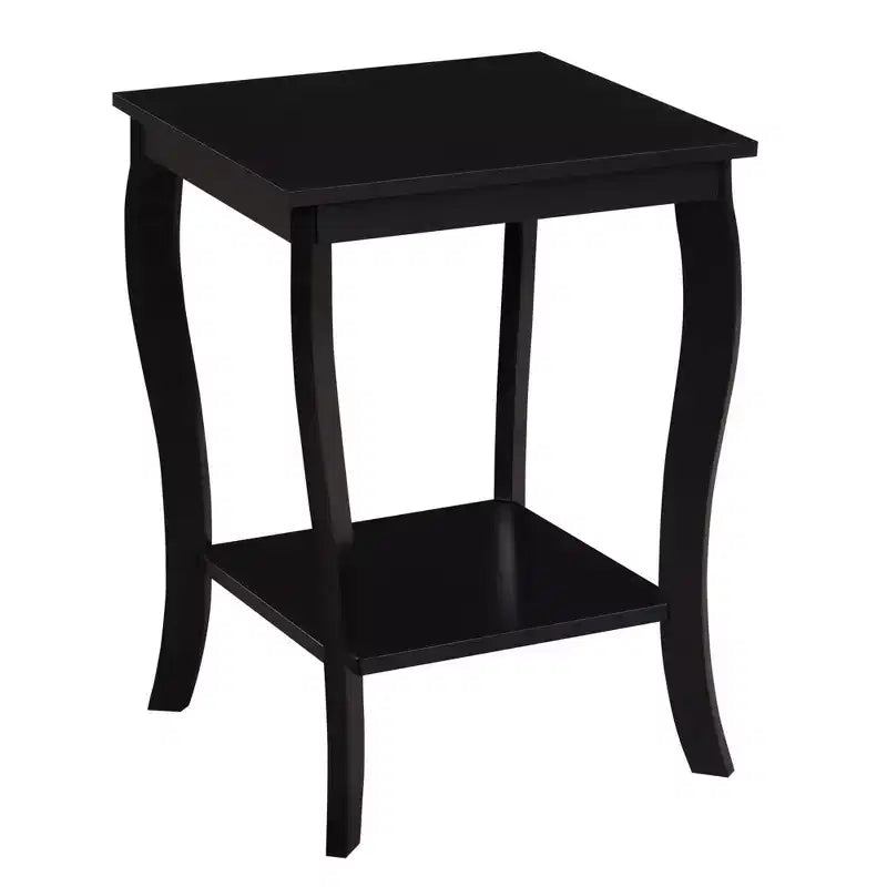 HomeStock Square Wood Table Top End Table 1 -piece