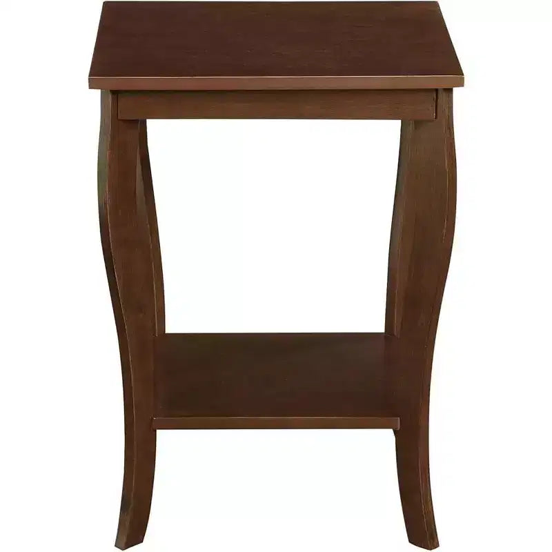 HomeStock Square Wood Table Top End Table 1 -piece