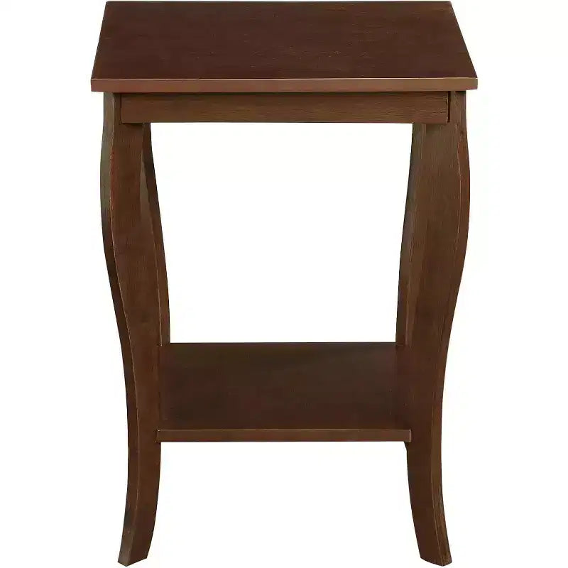 HomeStock Square Wood Table Top End Table 1 -piece