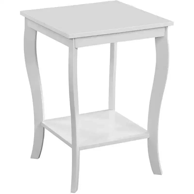 HomeStock Square Wood Table Top End Table 1 -piece