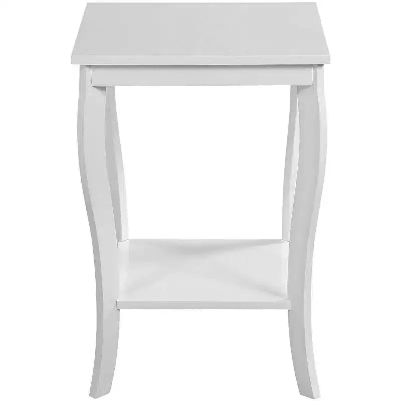 HomeStock Square Wood Table Top End Table 1 -piece