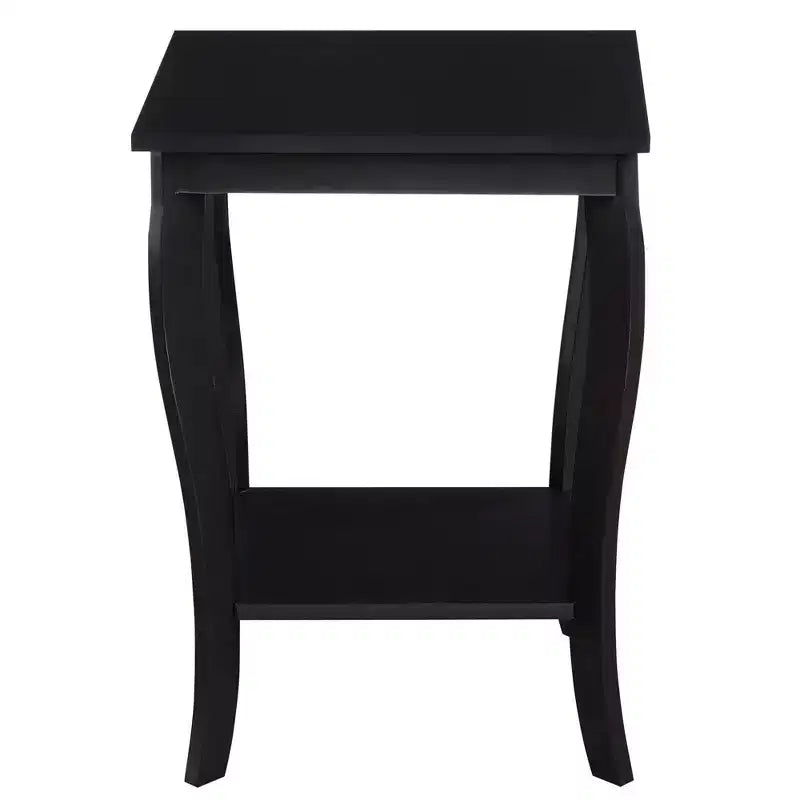 HomeStock Square Wood Table Top End Table 1 -piece