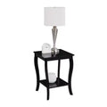 HomeStock Square Wood Table Top End Table 1 -piece