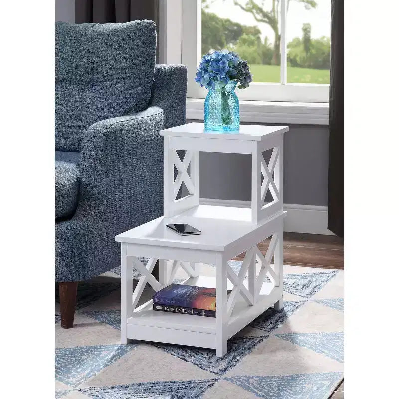 HomeStock Rectangle Wood Table Top End Table 1 -piece