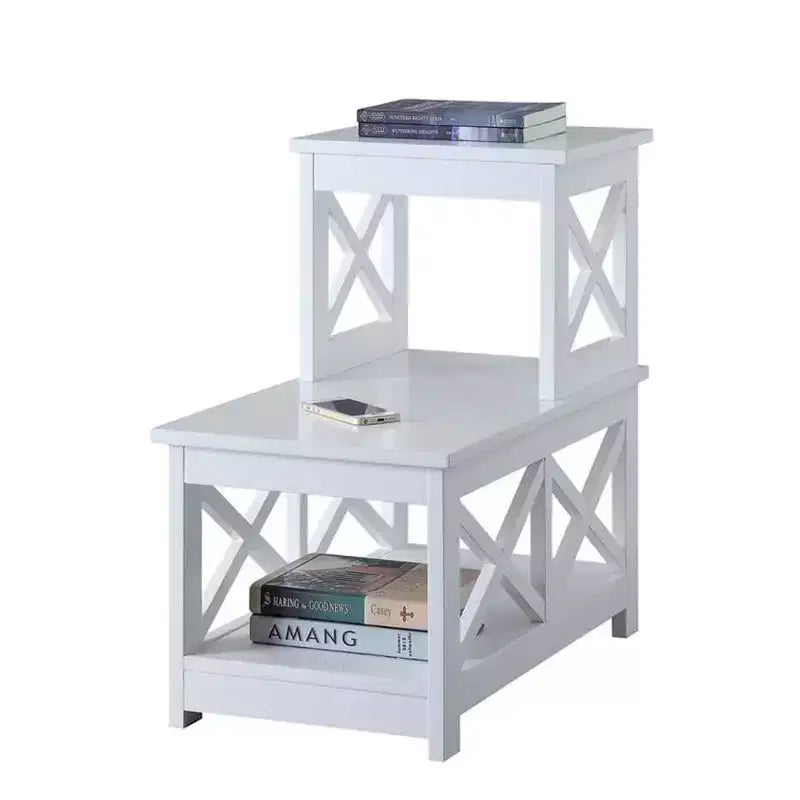 HomeStock Rectangle Wood Table Top End Table 1 -piece
