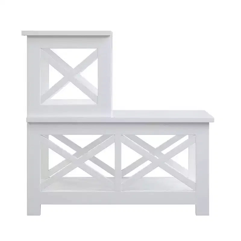 HomeStock Rectangle Wood Table Top End Table 1 -piece