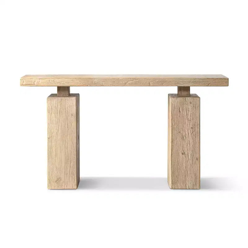 Jennifer Taylor Home Calder 45 Solid Reclaimed Elm Plinth Console Table