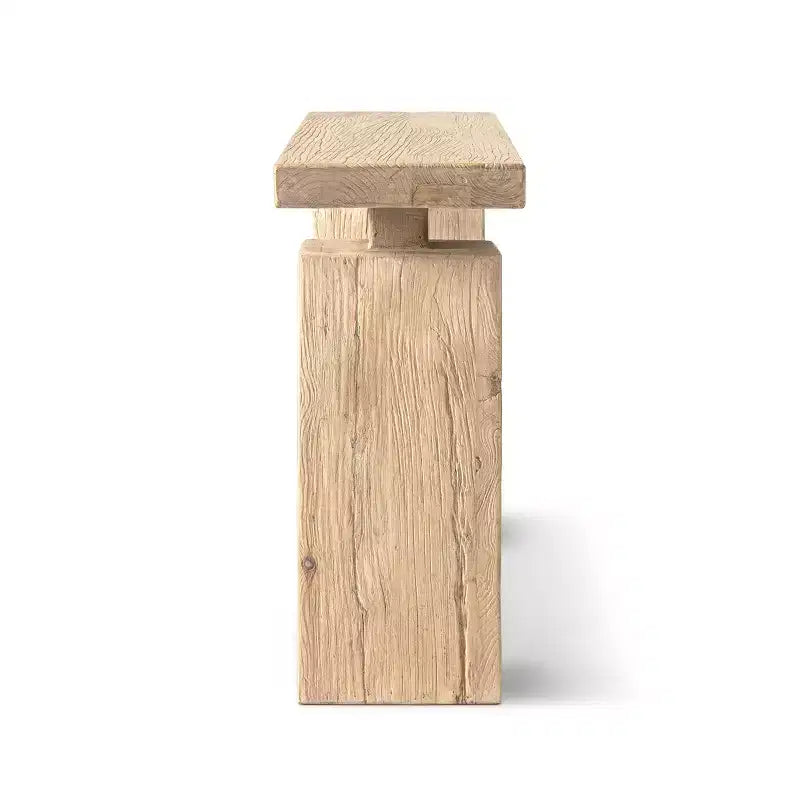 Jennifer Taylor Home Calder 45 Solid Reclaimed Elm Plinth Console Table