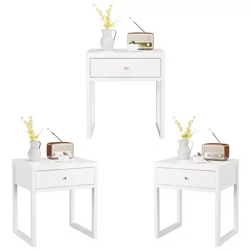 Minimalist Nightstand Drawer Storage Round/Cylinder (W808P298012)