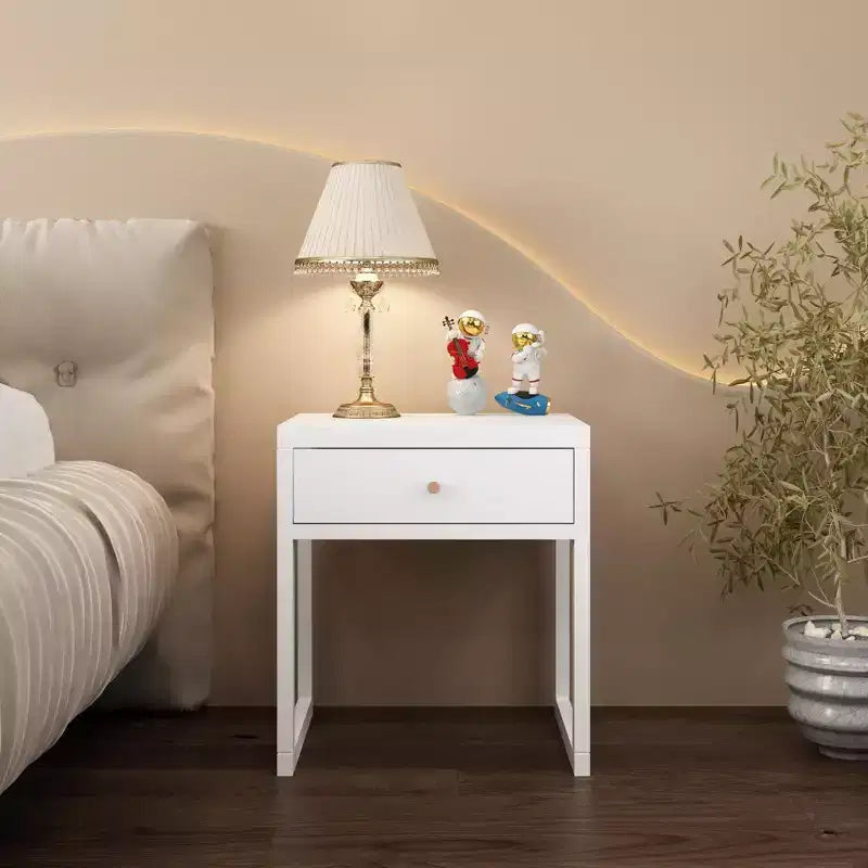 Minimalist Nightstand Drawer Storage Round/Cylinder (W808P298012)