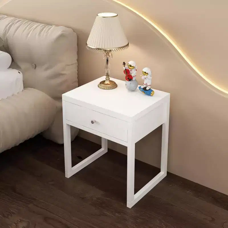 Minimalist Nightstand Drawer Storage Round/Cylinder (W808P298012)