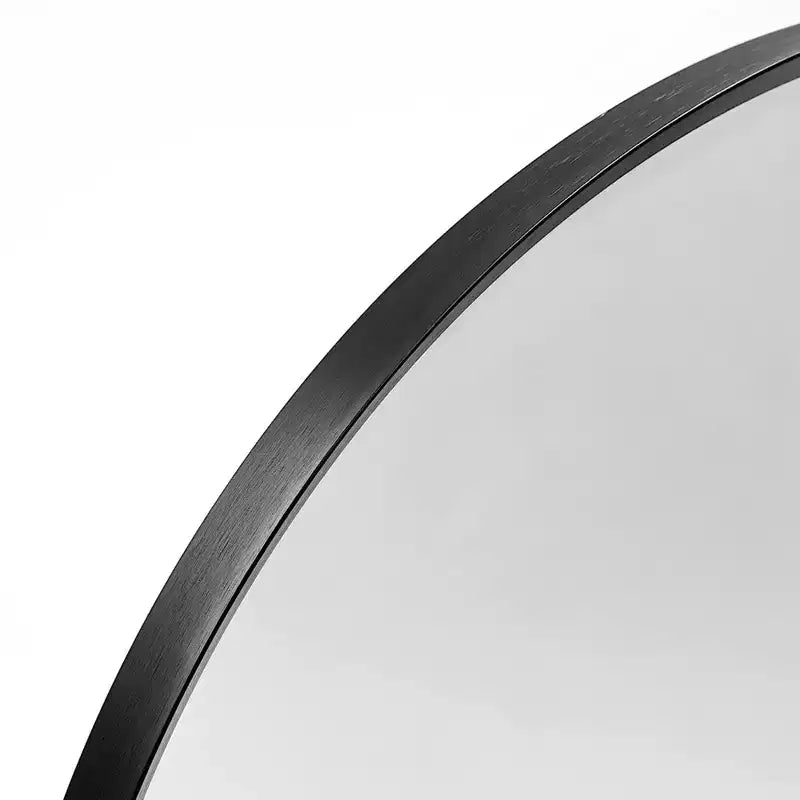 GDFStudio Achara Modern Aluminium Arched Bathroom Wall Mirror