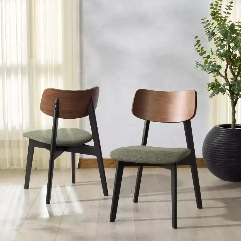 Divya Wood Dining Chair (Set of 2) - SFV6710 - Safavieh Couture