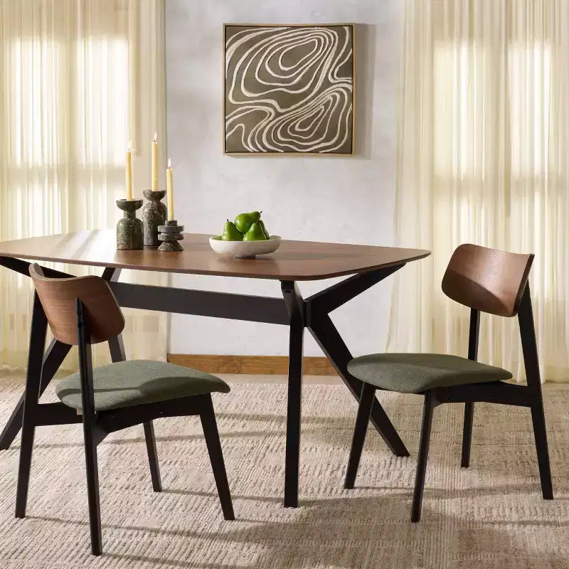 Divya Wood Dining Chair (Set of 2) - SFV6710 - Safavieh Couture
