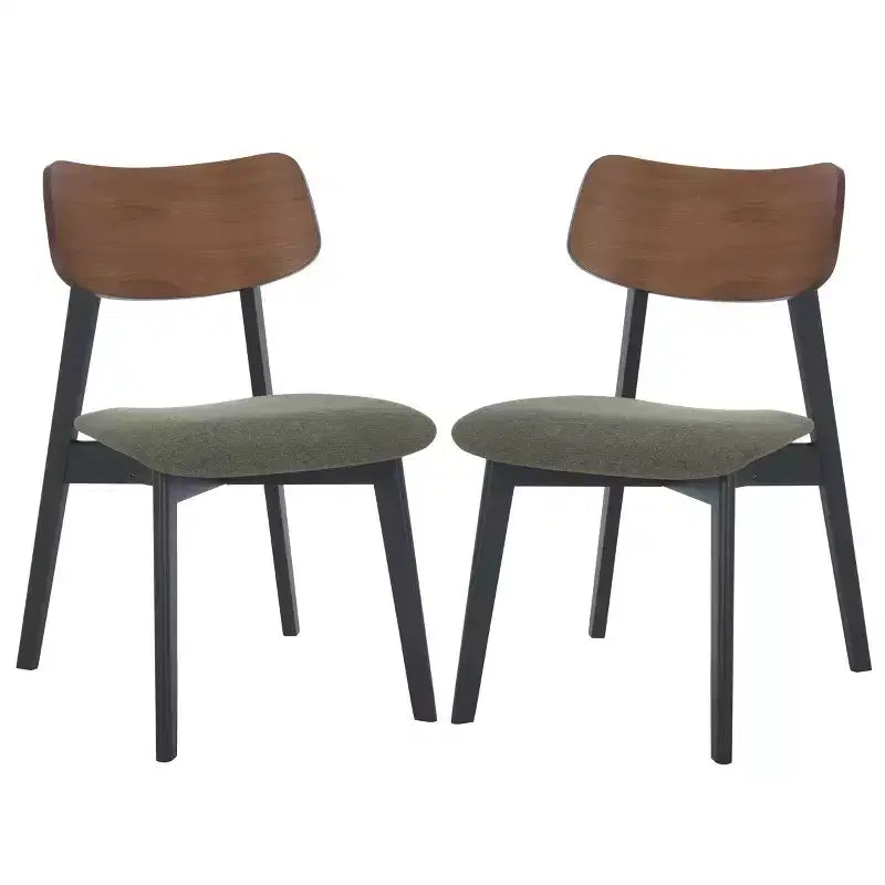 Divya Wood Dining Chair (Set of 2) - SFV6710 - Safavieh Couture