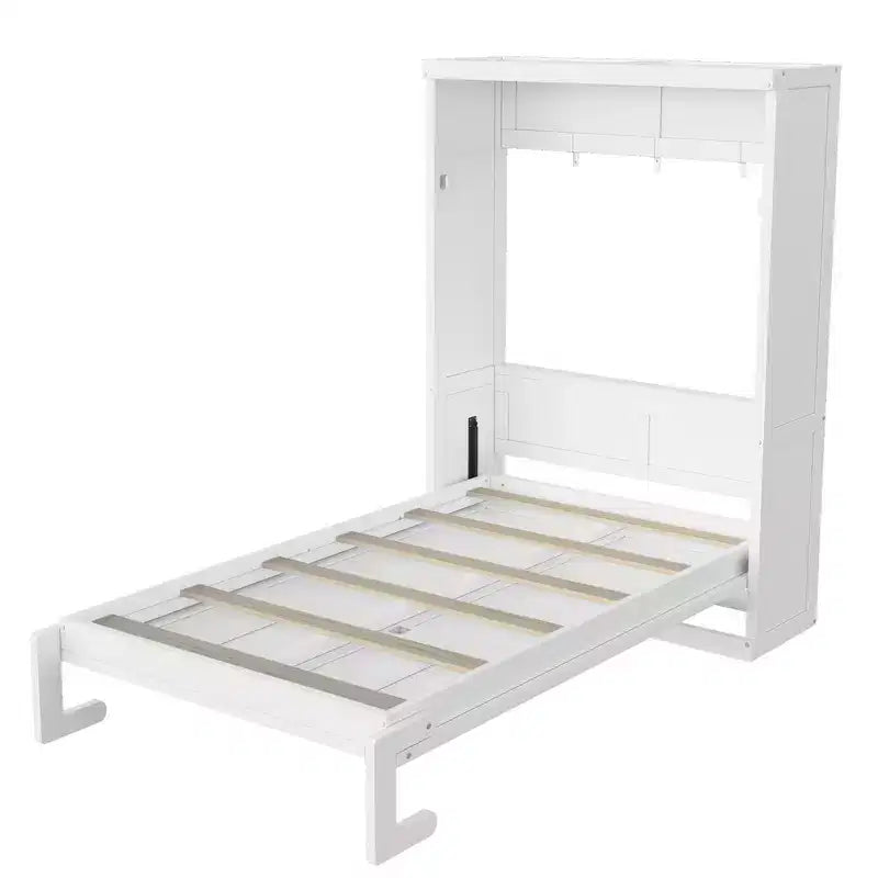 Polibi Murphy Bed with Foldable Cabinet