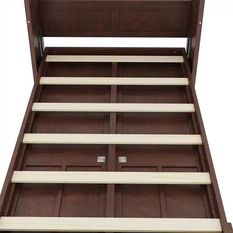 Polibi Murphy Bed with Foldable Cabinet