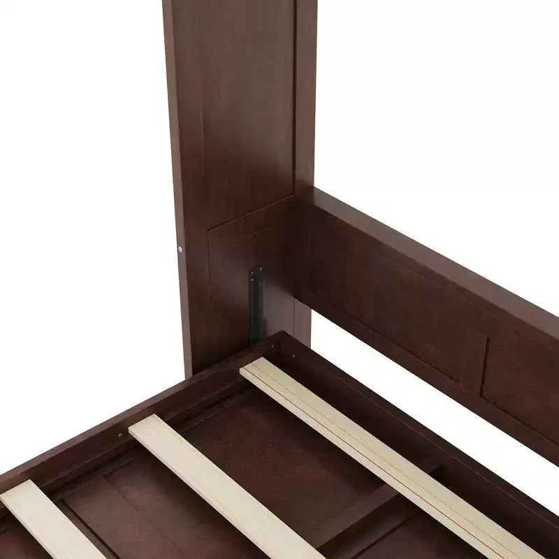 Polibi Murphy Bed with Foldable Cabinet