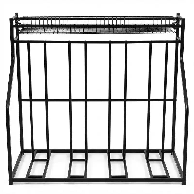 Garage Bike Rack, Bike Storage Rack, 4-Bike Stand, Bicycle Storage Rack for Indoor Organizer, Sporting Gear Storage Station