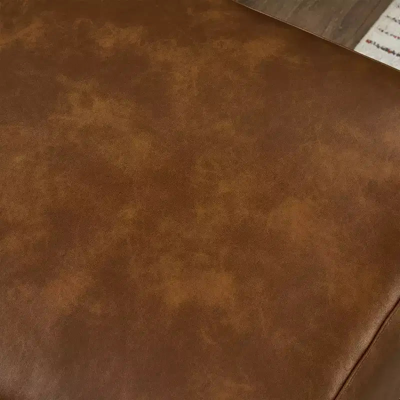GDFStudio Melvin 78.5 Mid-Century Modern Faux Leather Upholstered Loveseat